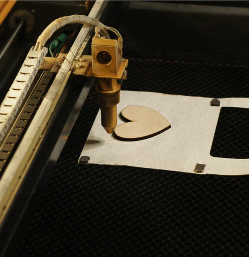image de l'intérieur d'une découpe laser