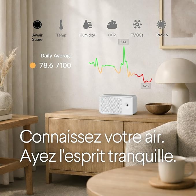 Awair Element Moniteur de Qualité de l’Air Fablab en Kit