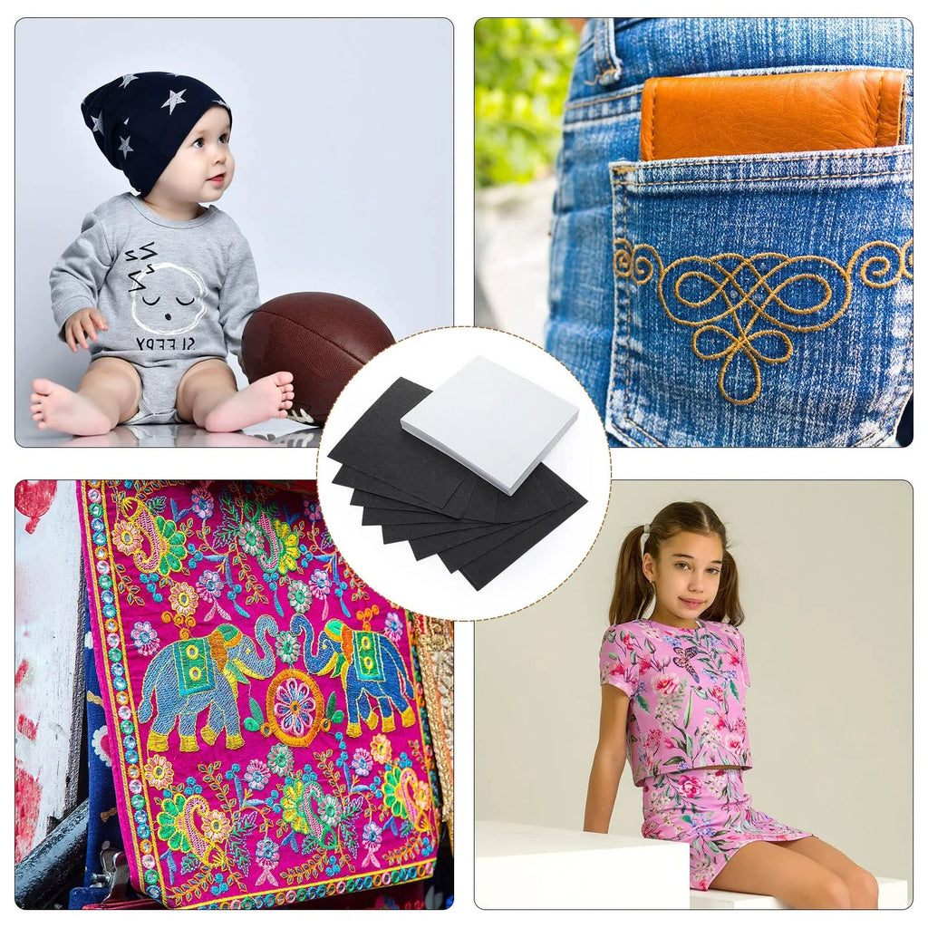 Stabilisateur non‑tissé à déchirer 50 g/m² - rouleau blanc 52 cm × 25 m Fablab en Kit