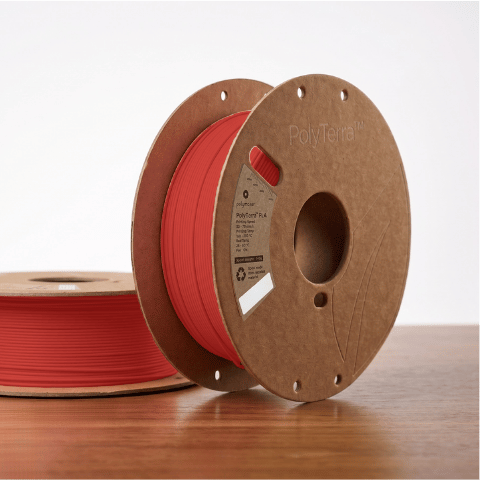 PolyTerra™ PLA Army red, 1,75 mm / 1000 g Fablab en Kit