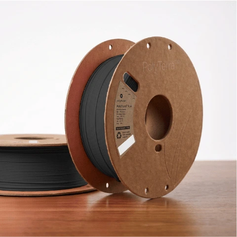PolyTerra™ PLA Charcoal Black, 1,75 mm / 1000 g Fablab en Kit