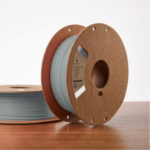 PolyTerra™ PLA Fossil Grey, 1,75 mm / 1000 g Fablab en Kit