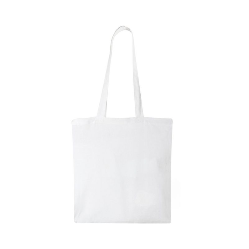 Tote bag personnalisable en polyester blanc Fablab en Kit