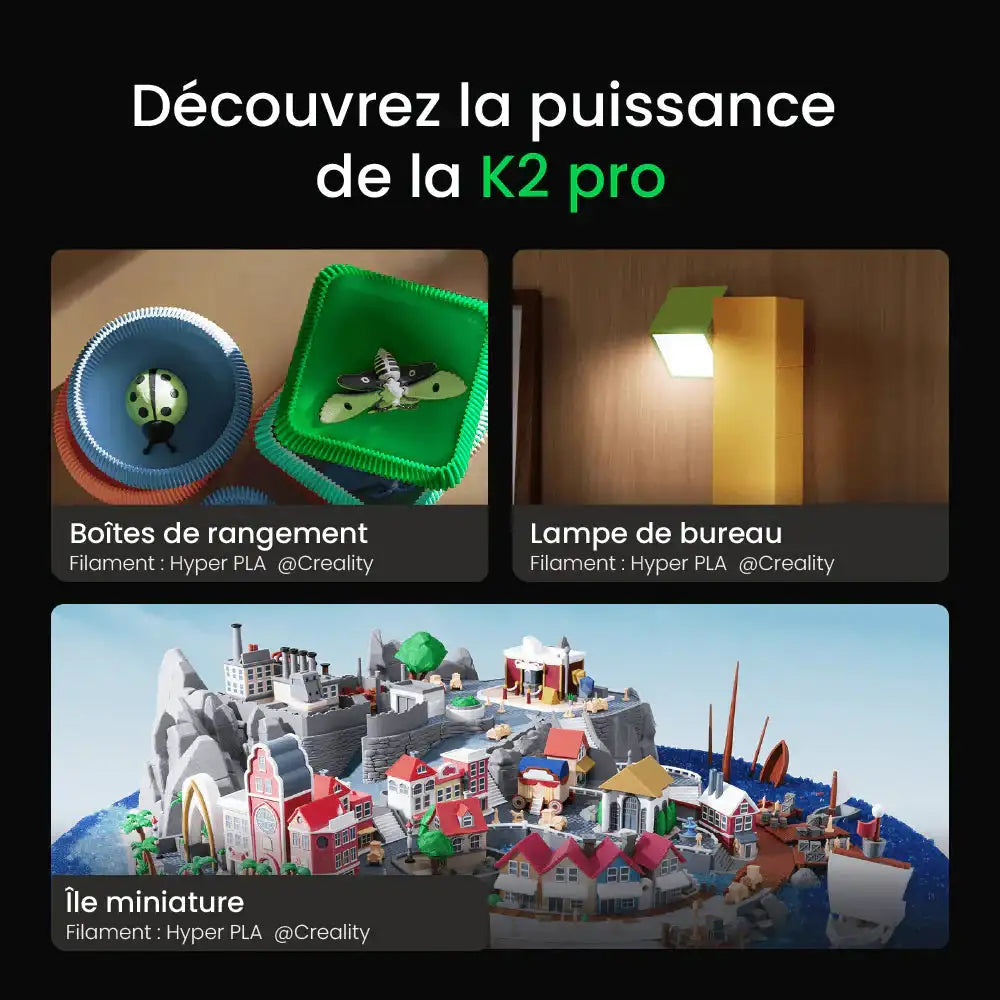 Creality - K2 Pro - Imprimante 3D FDM Grand Format Fablab en Kit