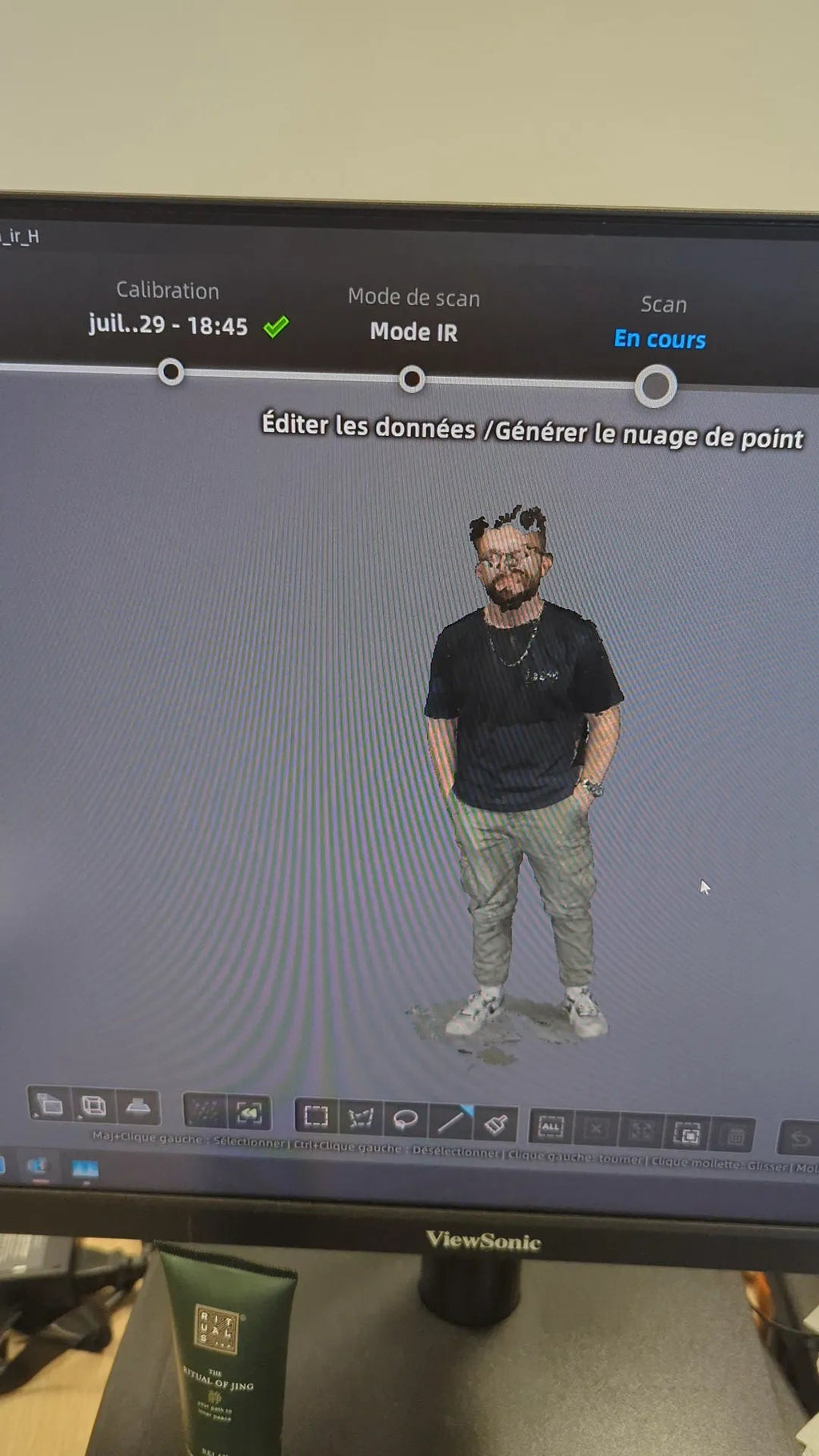 Scanner 3D autonome haute précision Fablab en Kit