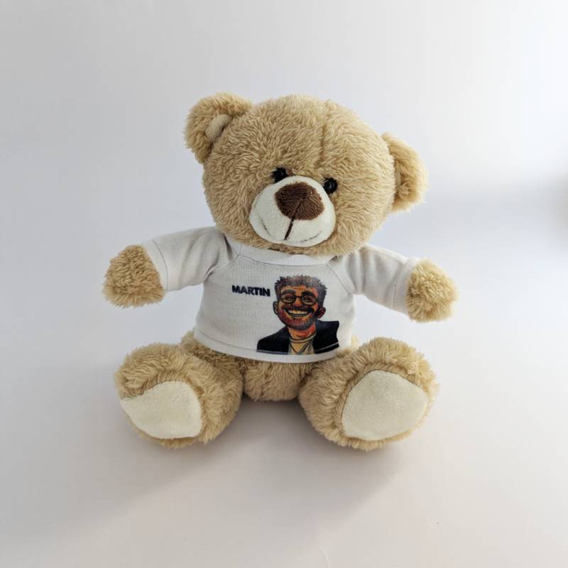 Peluche ours brun personnalisable Fablab en Kit