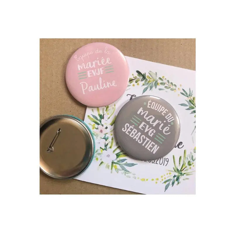 Badge pin 75 mm -  Lot de 200 Fablab en Kit