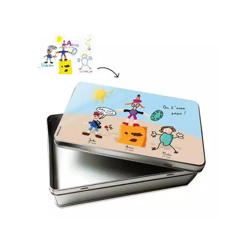 Boîte en métal sublimable Fablab en Kit