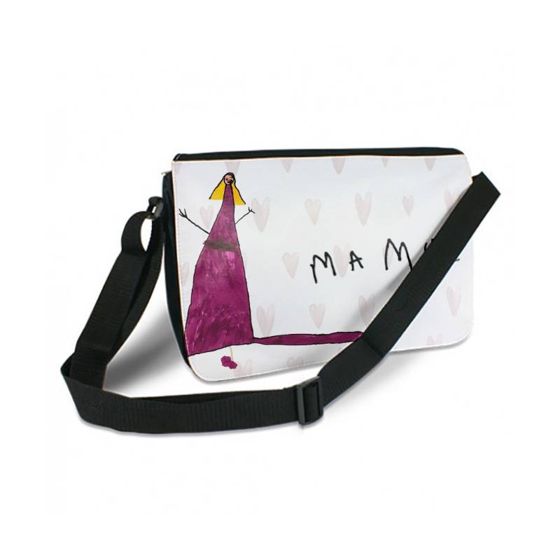 Trousse noire personnalisable avec rabat amovible Fablab en Kit