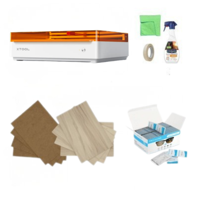 Starter Pack Laser xTool M2 20W - Découpe & Gravure Bois, Prêt à Créer Fablab en Kit