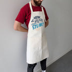 Tablier de cuisine personnalisable imitation chanvre Fablab en Kit