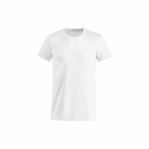 Tee-shirt blanc col rond