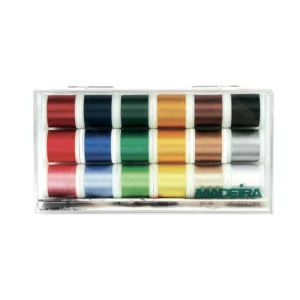 fil de couture soie Madeira 18 couleurs