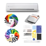 starter pack vinyle cameo 5, presse à chaud, vinyle, flex, thermocollant, accessoires