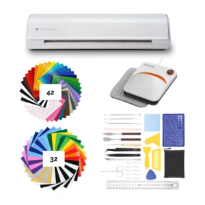starter pack vinyle cameo 5, presse à chaud, vinyle, flex, thermocollant, accessoires