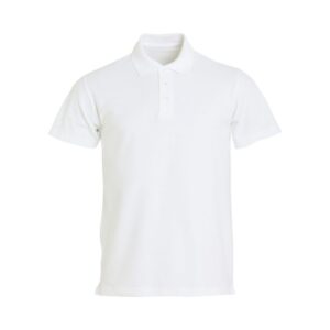 Polo coton blanc