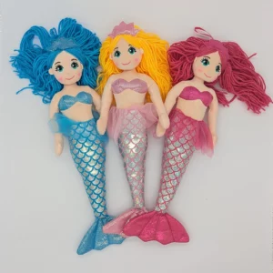 Peluche sirène personnalisable