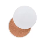 Sous-verre rond céramique personnalisable