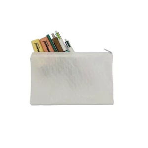 Trousse à crayons blanche personnalisable
