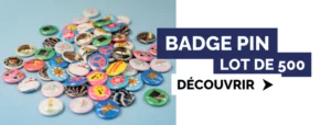 vignette badges pins