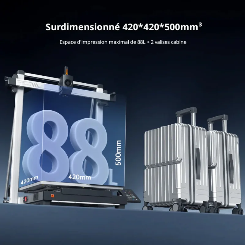 Anycubic - Kobra 3 Max Combo - Imprimante 3D Multi-Couleurs à Grande Échelle – Image 4