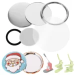 Lot de badges miroir vierges